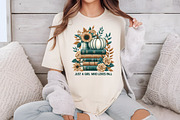Just a Girl Who Loves Fall PNG, an Illustration by Libby Wishes (Thumbnail 5 of 6)