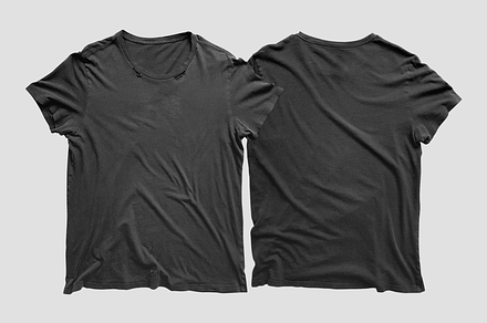 Vintage Distressed T-Shirt Mockup