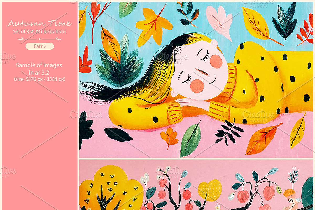 Autumn Time 1 - 199 AI illustrations, a Seasonal Illustration by Pundateam (Photo 5 of 7)