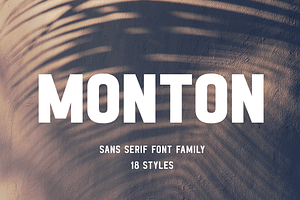 Monton, a Sans Serif Font by Larin Type Co.