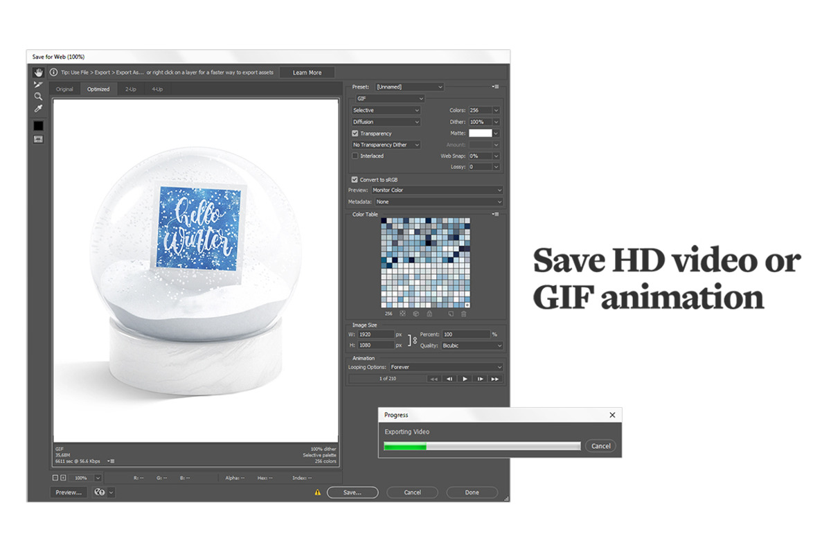 Snow Globe Animated Mockup, a Product Mockup by rebrandy (Photo 8 of 11)