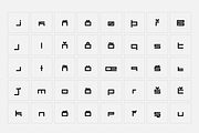 Carbon - Square font, a Font by SelfBuild Type (Thumbnail 12 of 15)