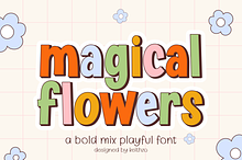 Magical Flowers - Playful Font