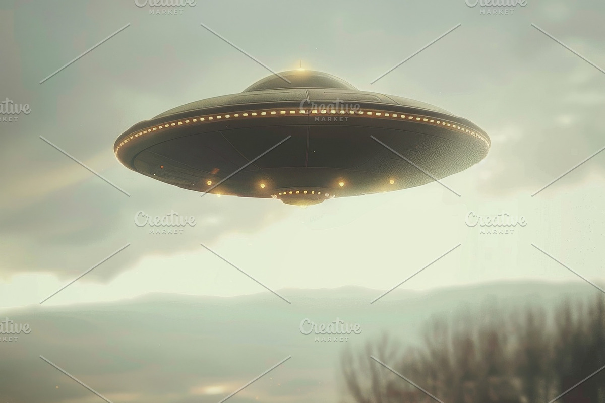 97 UFO objects flying in the sky, a Transportation Photo by Handmadefont (Photo 37 of 101)