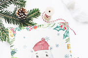 Christmas Tale Watercolor Clipart, an Animal Illustration by Catherine Wheel (Thumbnail 5 of 14)