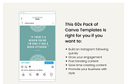 Coast Instagram Feed Canva Templates, a Social Media Template by Cultive Creative (Thumbnail 2 of 12)