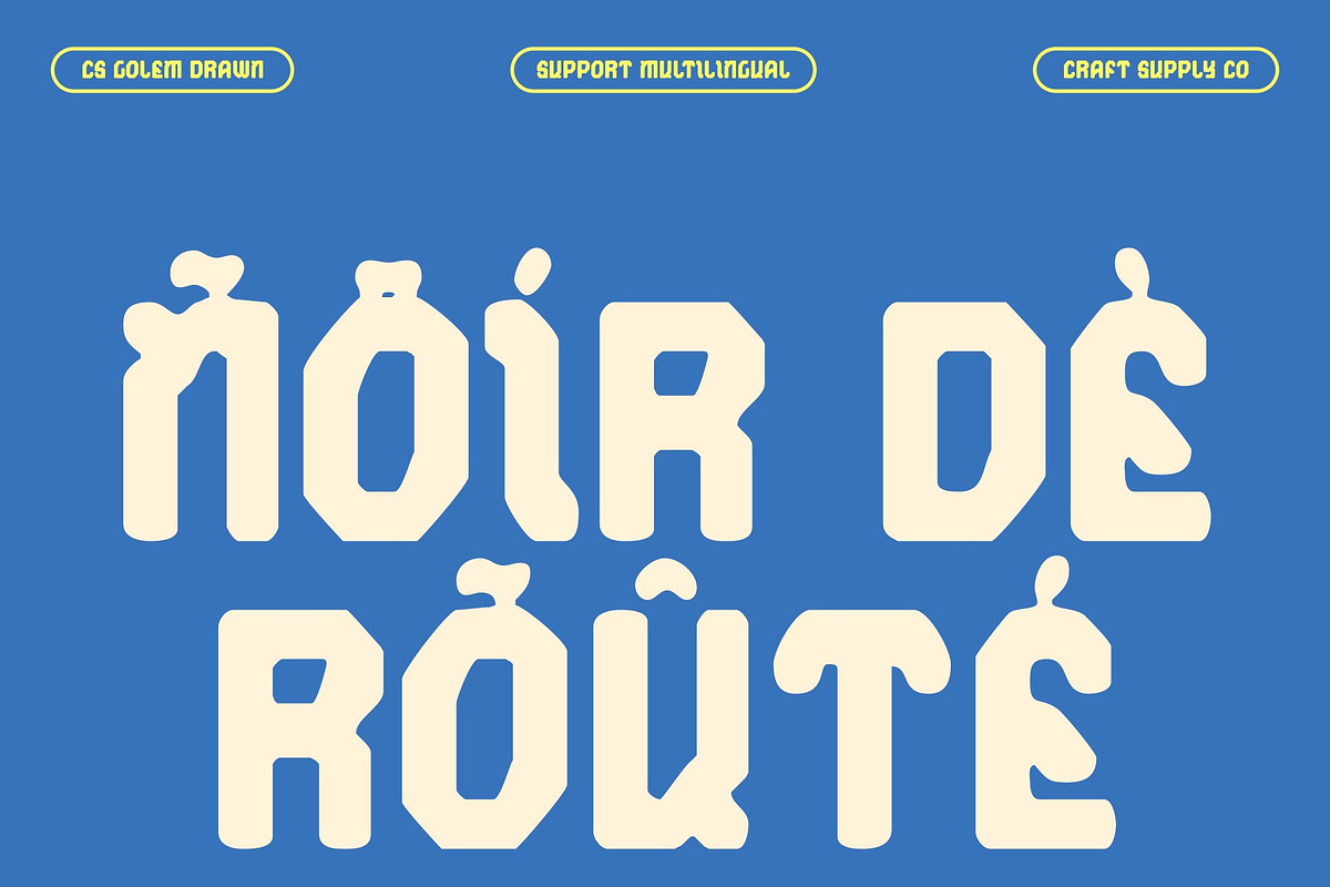 CS Golem Drawn, a Sans Serif Font by Craft Supply Co. (Photo 5 of 8)