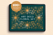 Art Deco Floral Procreate Brushes, a Brush Add-On by Pencil Twist (Thumbnail 1 of 10)