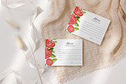 Red Rose Floral Wish & Advice Card, a Stationery Template by Beyond Muse (Thumbnail 3 of 3)
