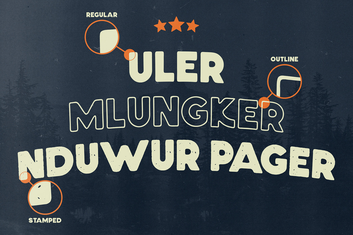 Buerno- Boldy Typeface, a Handwritten Font by Bentype Studio (Photo 3 of 7)