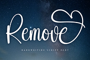 Remove, a Handwritten Font by Creative Writting (Thumbnail 1 of 6)