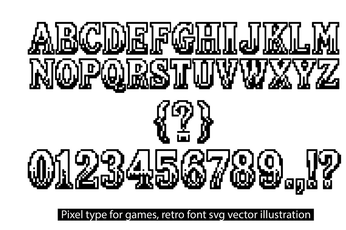 Svg pixel type, an Object Graphic by SketchArtStudio (Photo 3 of 3)