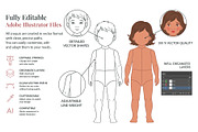 Toddler Fashion Croquis Bundle, a Person Illustration by Shorena Fashion Draws (Thumbnail 4 of 13)