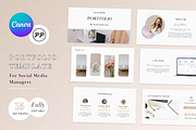 Social Media Portfolio, a Presentation Template by PittaFinePrint (Thumbnail 1 of 8)