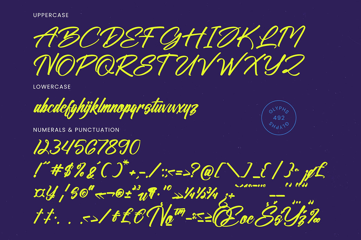 Bethalkin Rhoyality Bold Calligraphy, a Script Font by stylishtype.co (Photo 18 of 20)