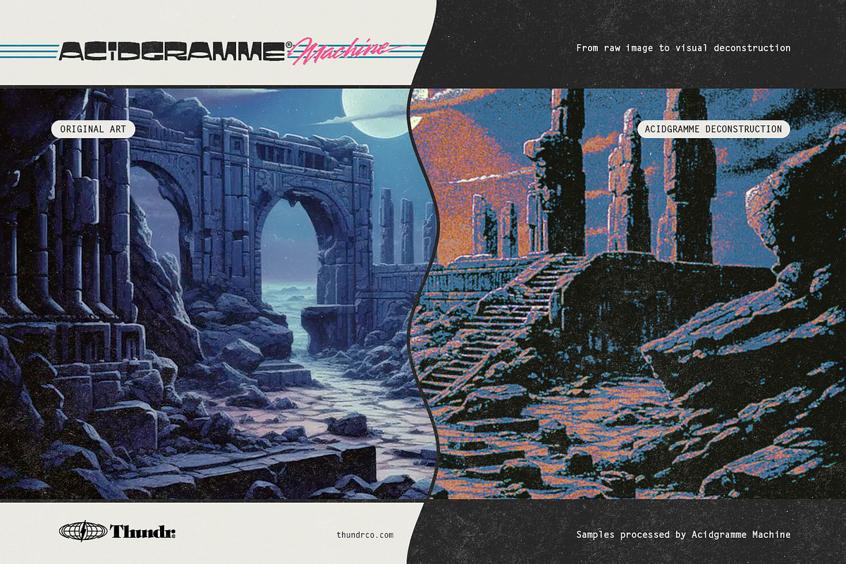 Acidgramme | Vintage Acid Graphics, a Layer Style Add-On by Thundr Co. (Photo 13 of 24)
