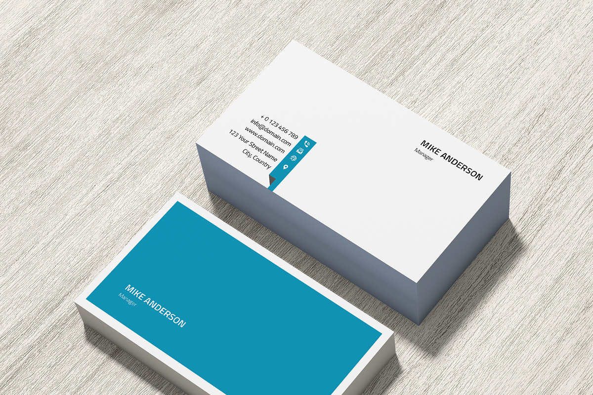 Minimal Business Card, a Business Card Template by designSultan (Photo 4 of 4)