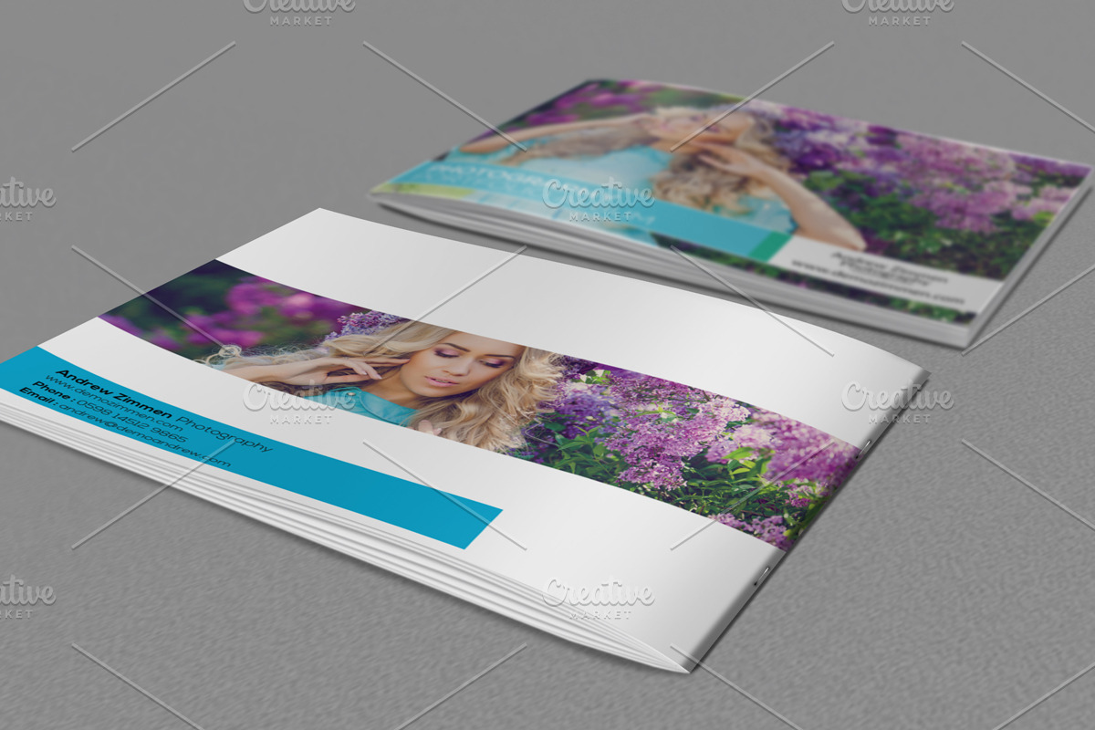 PSD Photography Portfolio Album, a Stationery Template by PixelHive Pro (Photo 5 of 5)