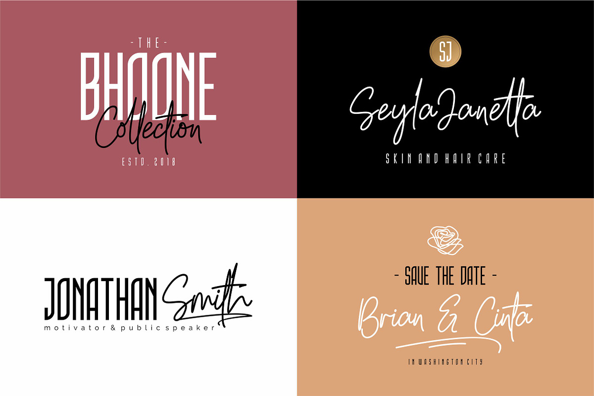 Summer South - STYLISH FONT DUO preview 3