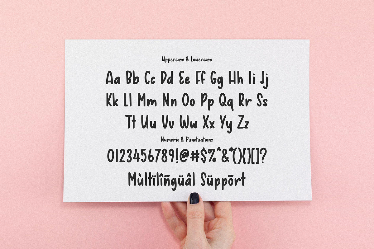 Stickywild, a Handwritten Font by Essentials Studio (Photo 7 of 8)