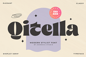 Qitella Modern Stylist Font