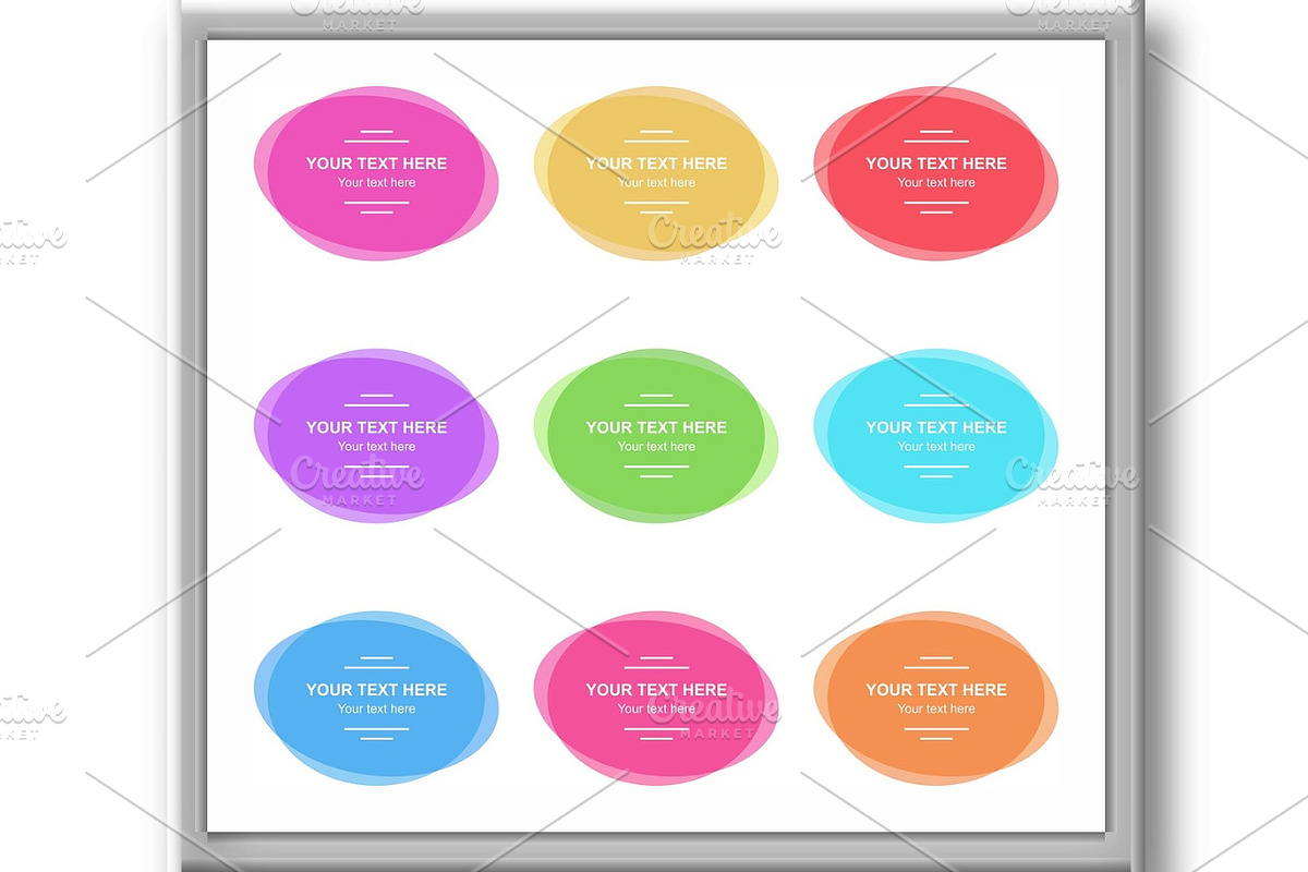 Set of Vector Colorful Banners, a Background Graphic by FineArtStudio (Photo 3 of 3)