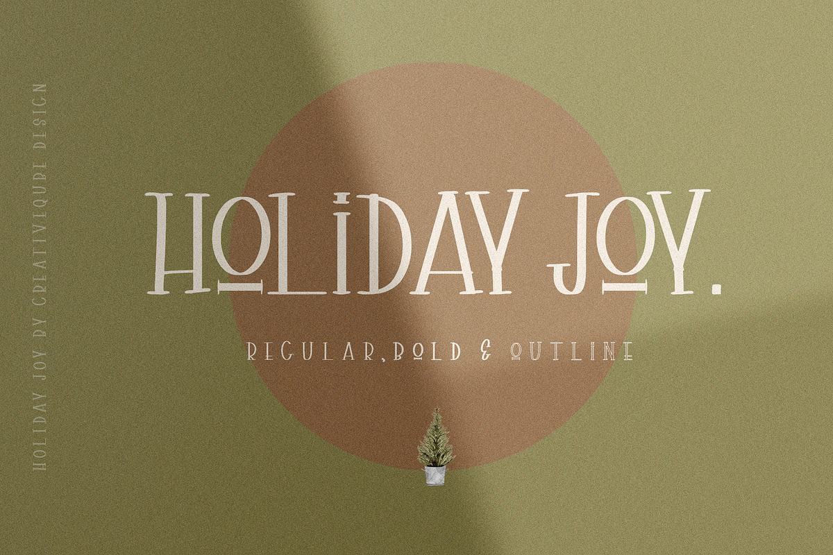 Holiday Joy Display Font