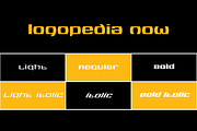 Logopedia Now, a Font by BULENT YUKSEL (Thumbnail 3 of 11)