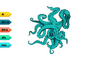 Vector sketch octopus tentacles, an Animal Illustration by julia_musdotter (Thumbnail 18 of 19)