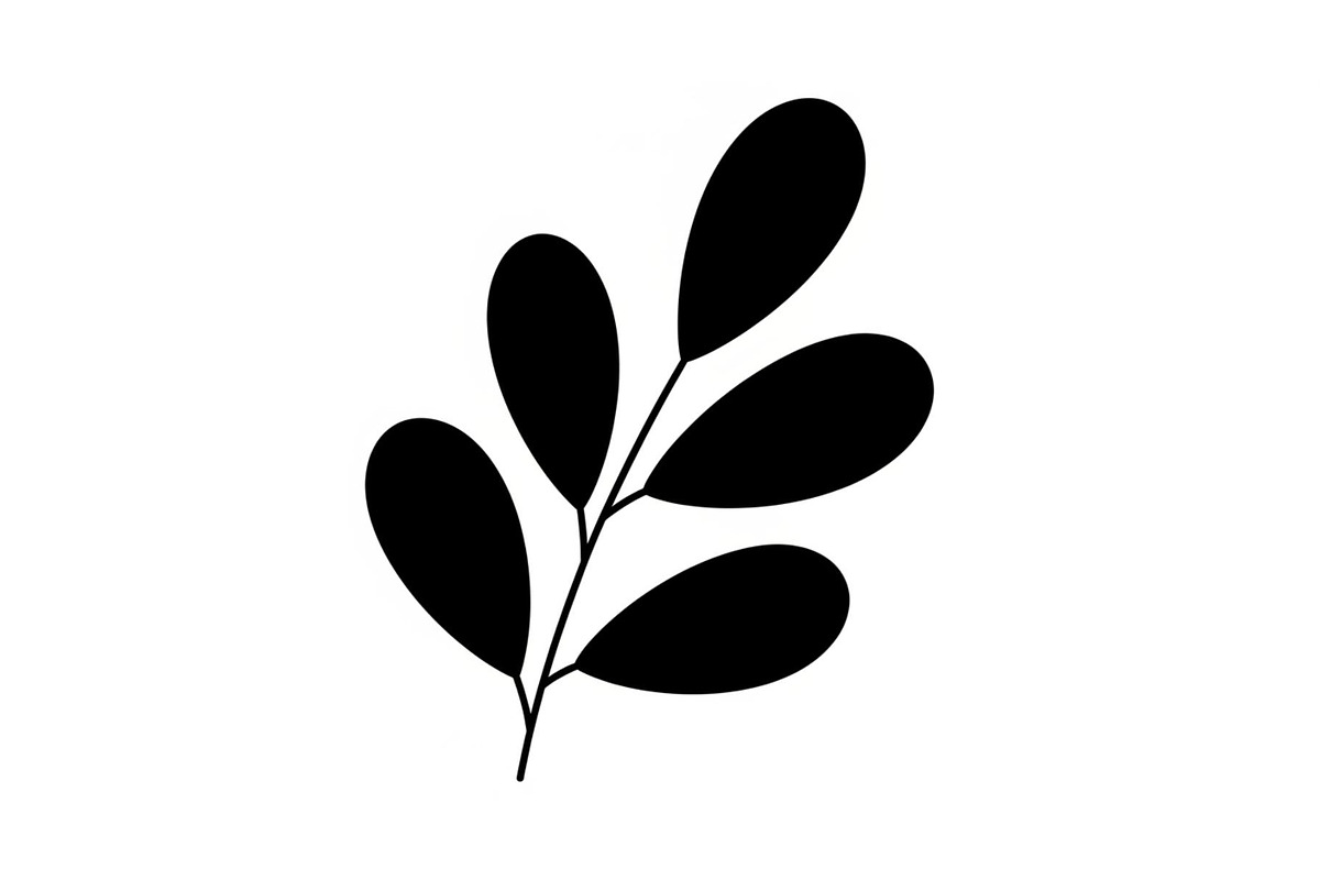 Botanical Leaf Silhouette Bundle, an Illustration by Creativeshirt (Photo 17 of 51)