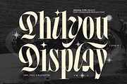 Philyou Display | Clean & Expressive, a Serif Font by Jolicia Type (Thumbnail 1 of 15)