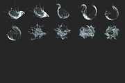 Water Splash Photoshop Brushes, a Brush Add-On by SimplDesign (Thumbnail 4 of 4)