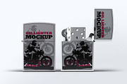 Steel Oil Lighter Mock-Up, a Product Mockup by DesignRushMarket (Thumbnail 3 of 8)