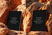 iPad Pro Among Rocks Mockup Set, an iPad Mockup by creatsy5 (Thumbnail 9 of 10)