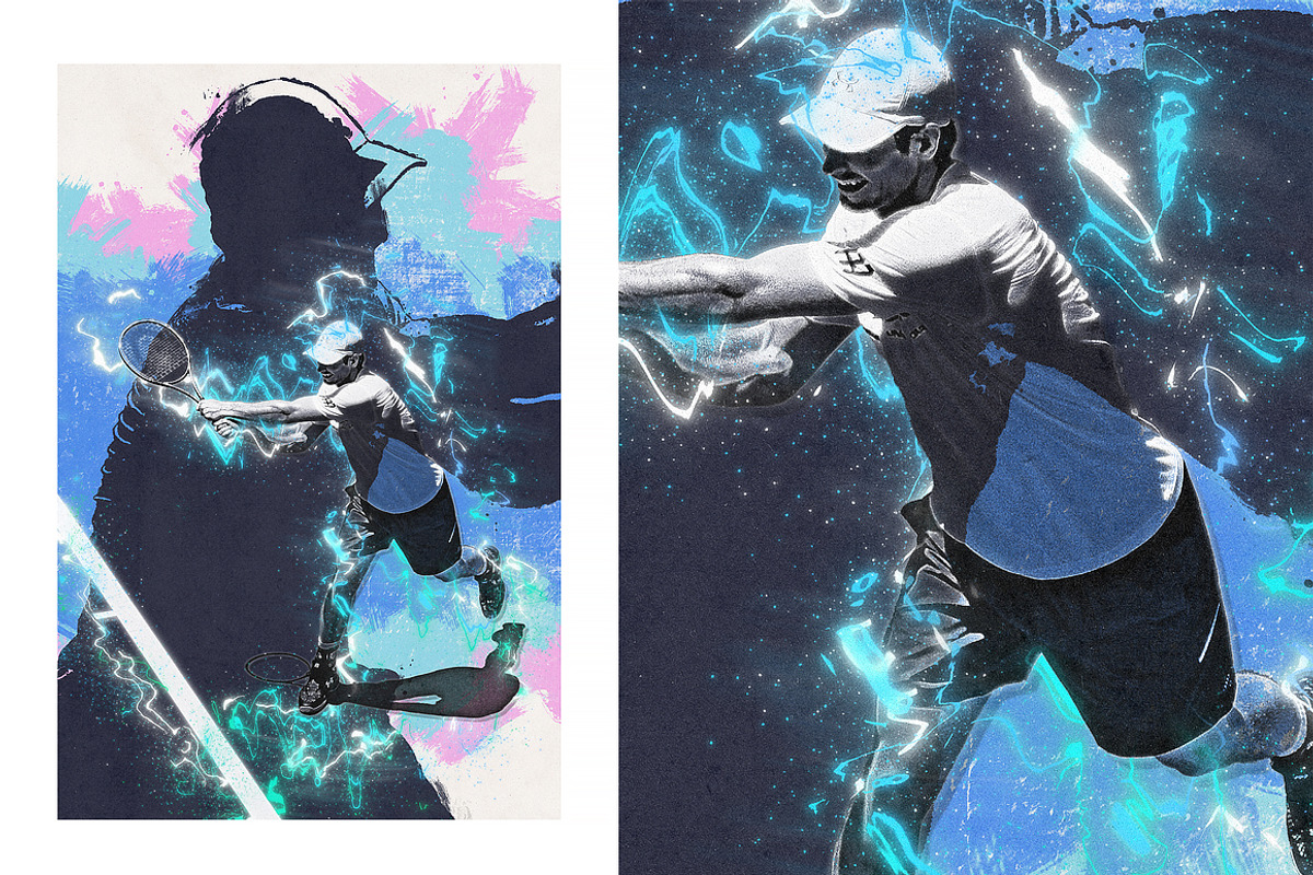 Neon Dust Photoshop Action, an Action Add-On by Mint Actions (Photo 6 of 10)