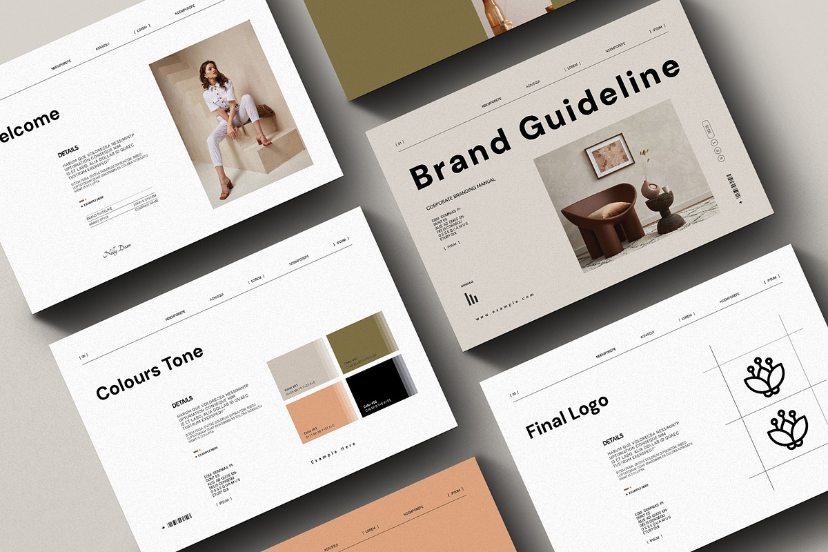 Brand Guideline Brochure Template, a Brochure Template by PrintIdea (Photo 1 of 5)