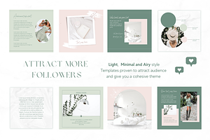 Sage Green Instagram Post Templates