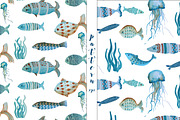 Watercolor Fish Set, an Illustration by RalucaGheorghe (Thumbnail 4 of 5)