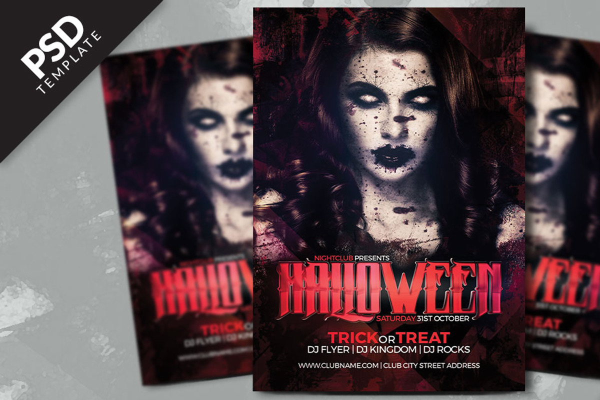 Halloween Flyer Bundle, a Flyer Template by FlyerKingdom (Photo 2 of 7)