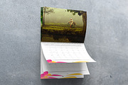 8.511 Wall Calendar Mockups, a Mockup by Vectogravic Design (Thumbnail 5 of 8)