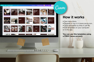 Brown CANVA Instagram Template N66