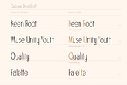 Cadence Demi-Serif Display Font, a Serif Font by Type and Graphics Studio (Thumbnail 26 of 28)