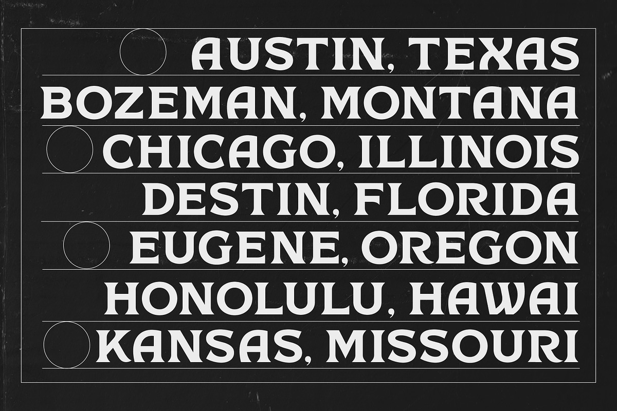 Chrone Display Font, a Serif Font by Genetype (Photo 6 of 8)