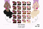 Date Night Girls And Boys Cliparts, a Person Illustration by GlamArtZhanna (Thumbnail 5 of 6)