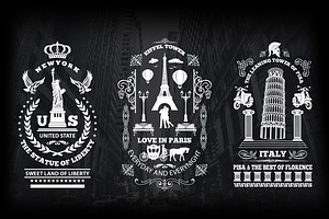 9 Vintage City Logo