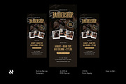 Modern Barbershop Roll-Up Banner, a Stationery Template by Neermana (Thumbnail 1 of 4)