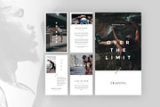 Fitness Canva Social Coach Templates, a Social Media Template by Goashape Studio (Thumbnail 2 of 11)