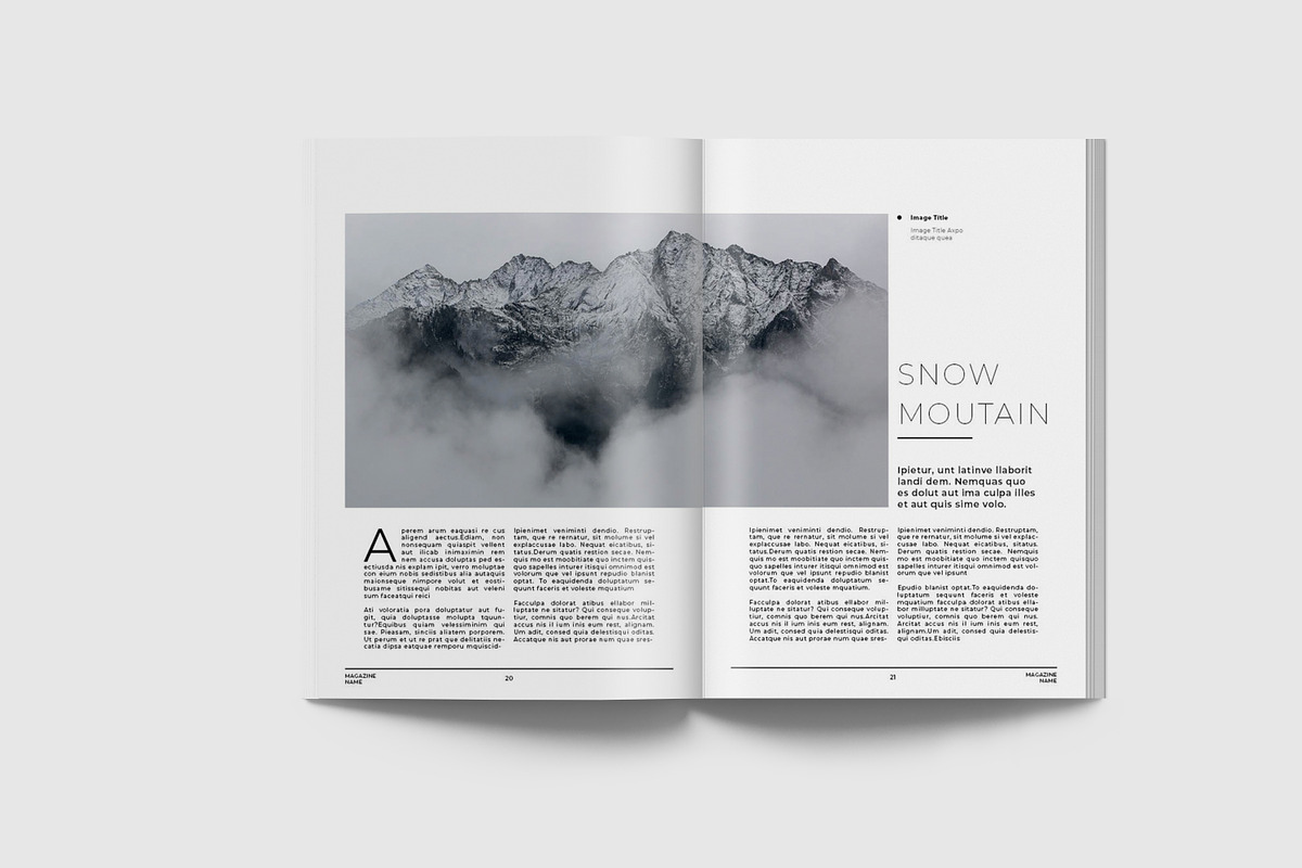 Simple & Clean Magazine VIII, a Magazine Template by Uloel Design (Photo 10 of 12)