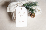 Christmas Gift Tag Mockup, a Product Mockup by ILoveMockupDesign (Thumbnail 2 of 11)