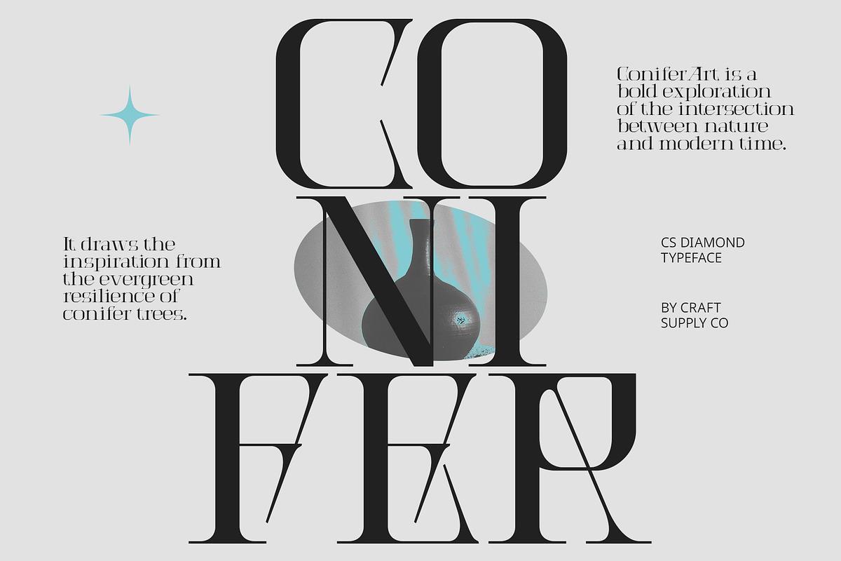 CS Diamond – Serif Font, a Serif Font by Craft Supply Co. (Photo 4 of 8)